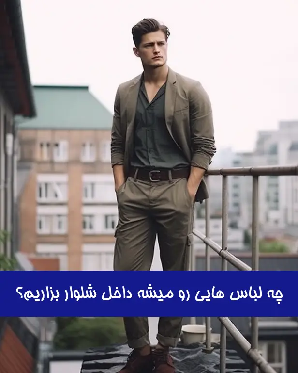 گذاشتن لباس های مختلف داخل شلوار